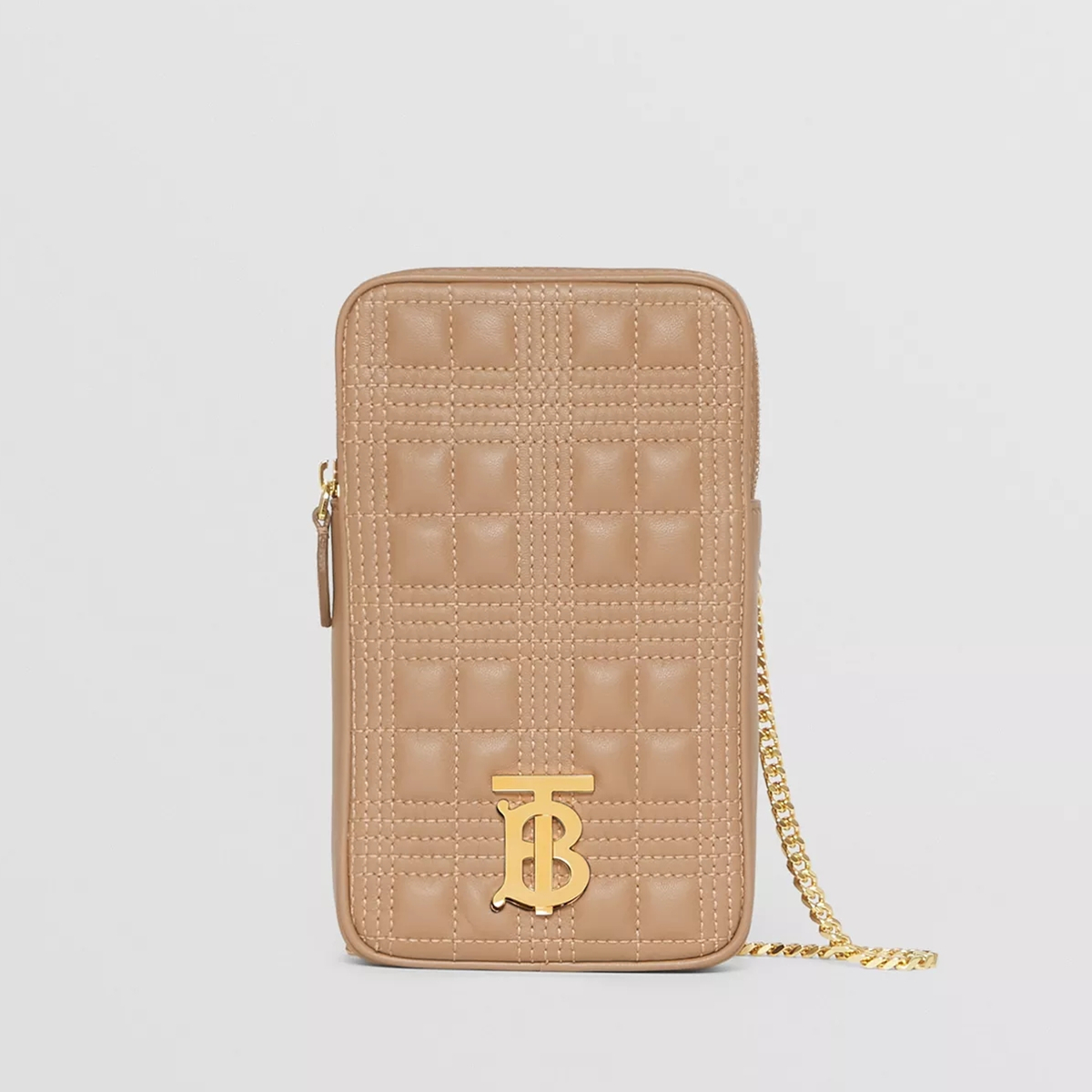 Lola Phone Bag In Quilted Lambskin Size 11 * 3 *19 cmcm