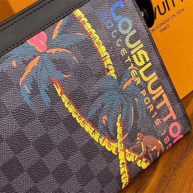 Chette Voyage Men's Handbag Jungle Clutch Bag Size 26*20*6cm