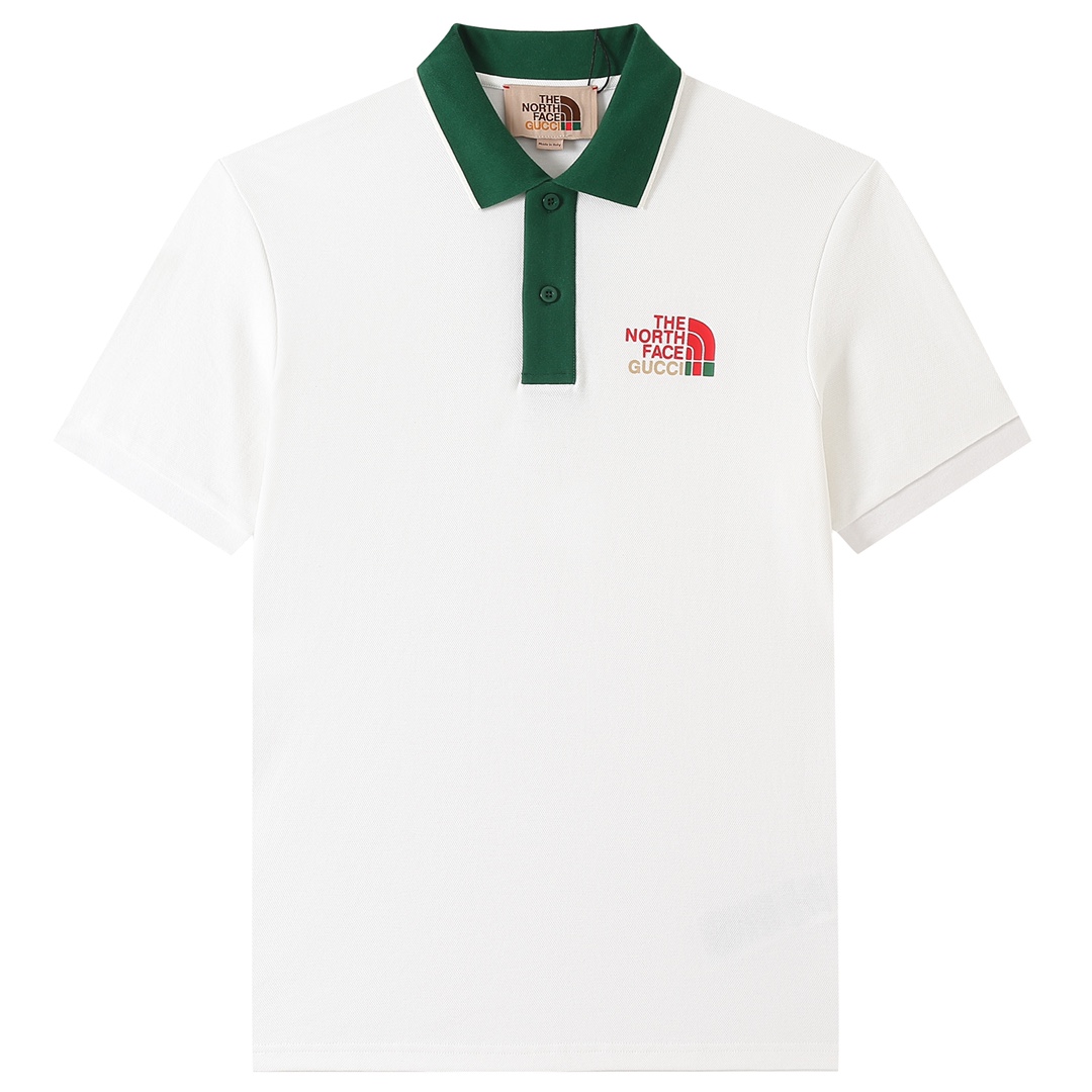 2022ss Men's Polo White Shirt