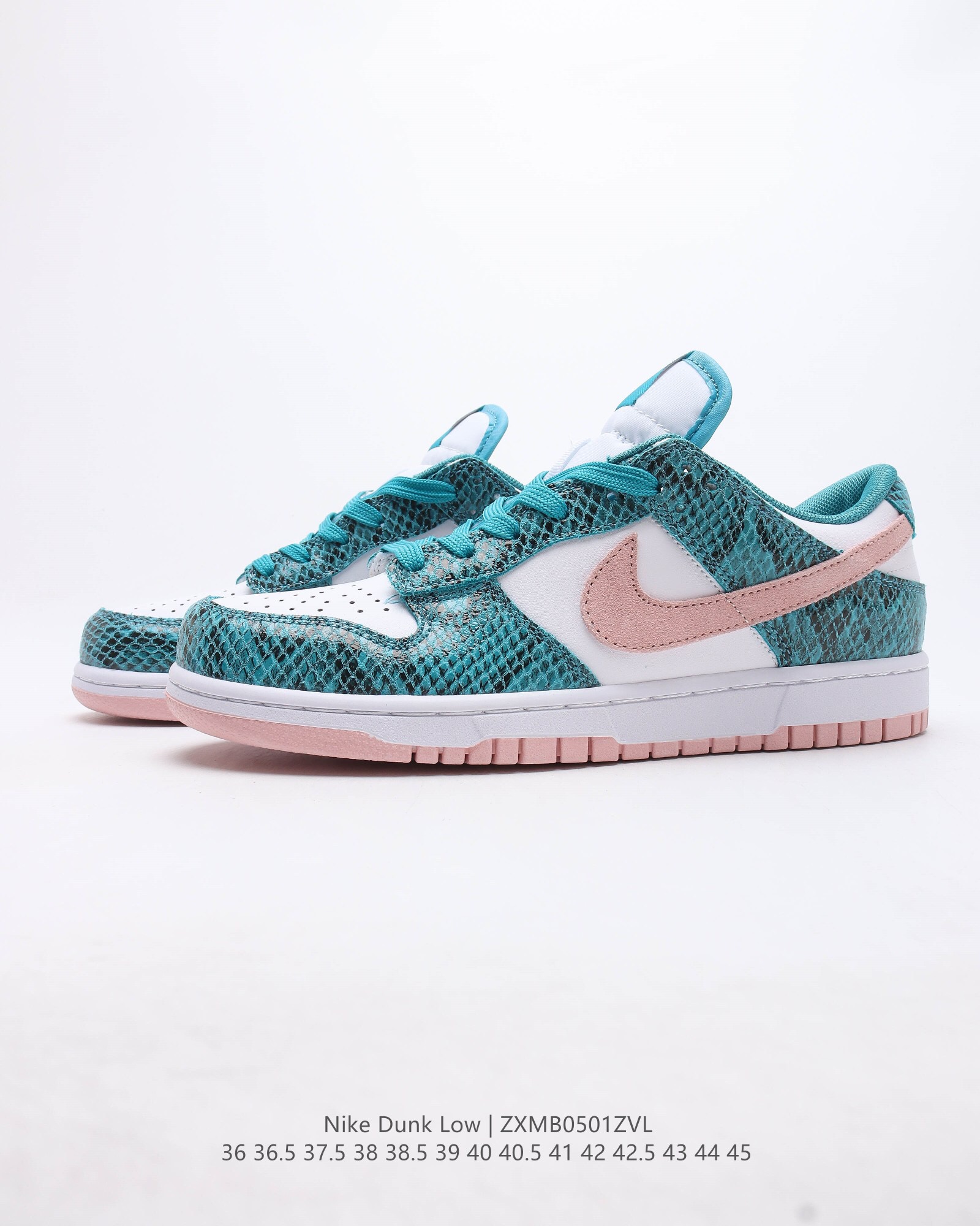 Sb dunk low snake skin casual shoes Size:EU36-EU45