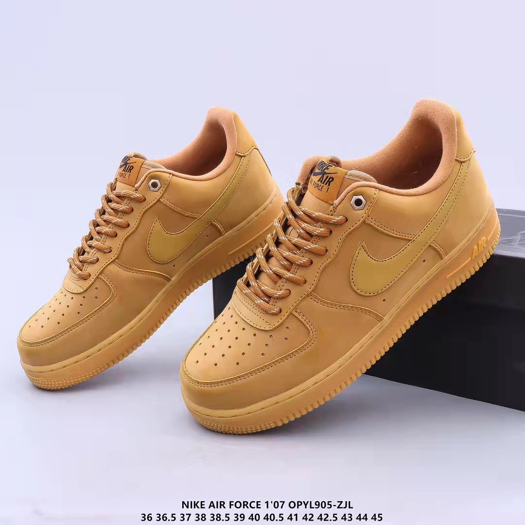 Air Force 1 LOW 07 LV8:Wheat/Flax CJ9179-200 SIZE:EU36-EU45