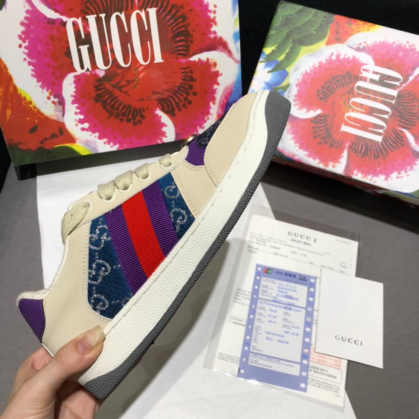 Screener Leather Sneakers Size:EU34-EU44