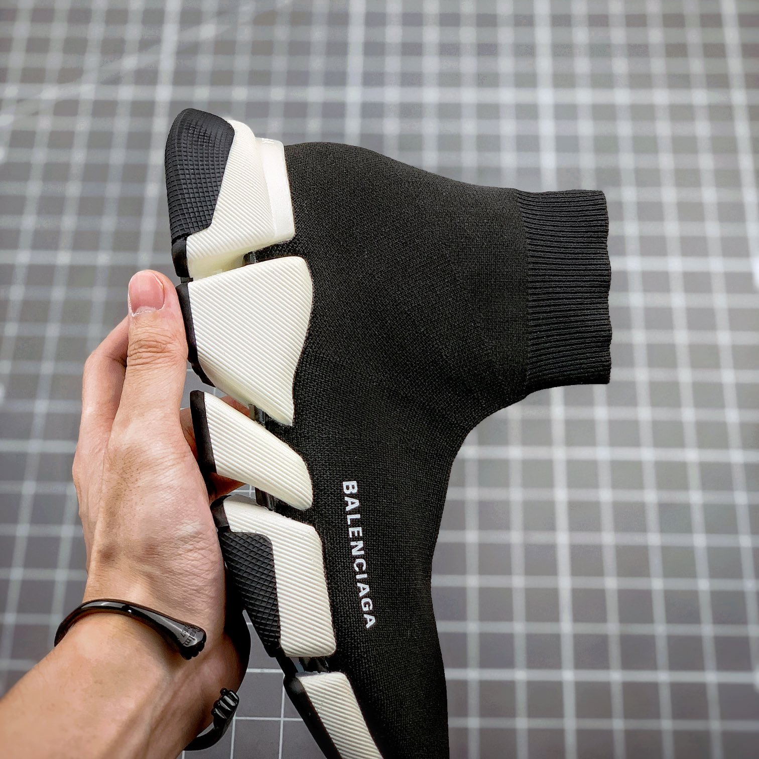 Sneakers Tess S.Gomma Maille NOIR Shoes Size:EU35-EU45