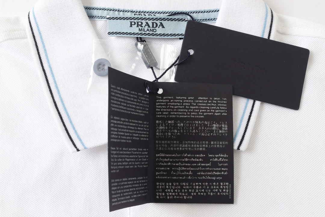 2022ss Men's Polo White Shirt