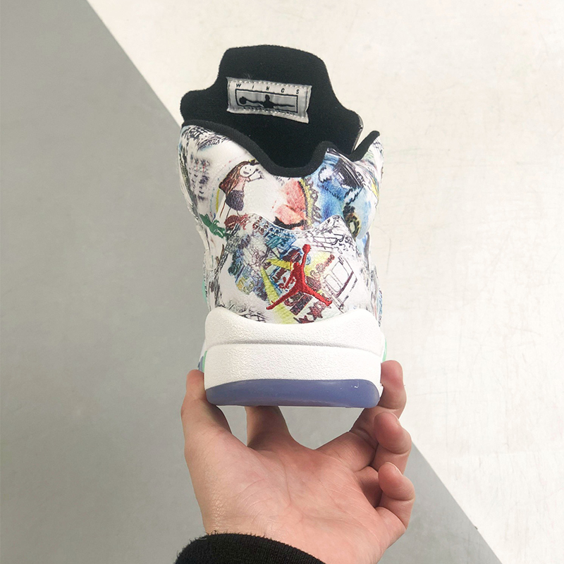 air jordan 5 retro se michigan yellow navy Sport casual shoes Size:EU36-EU48