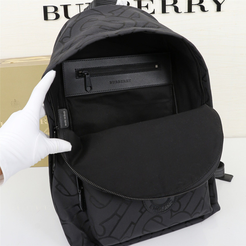 Men's bag Jacquard Canvas Backpack Unisex School Bag