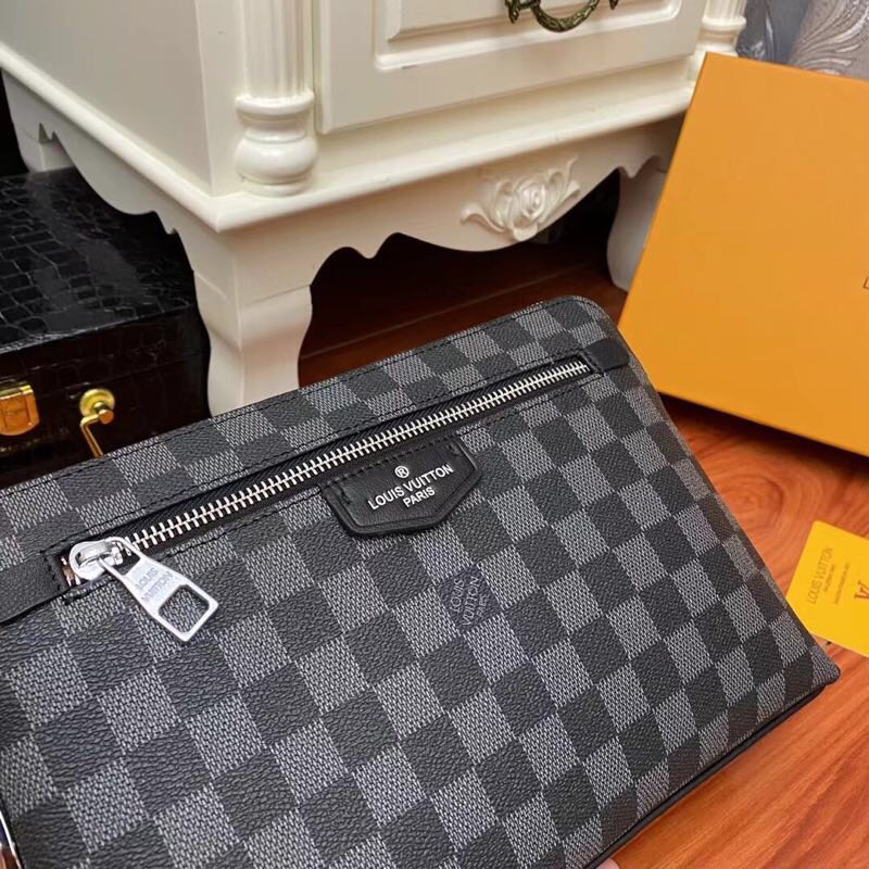 Men's Wallet Handbag Combination Lock Clutch Bag Size 28*18*3 cm