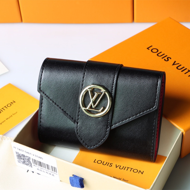 Pont 9 Wallets Black Size 12*9*2.5 cm