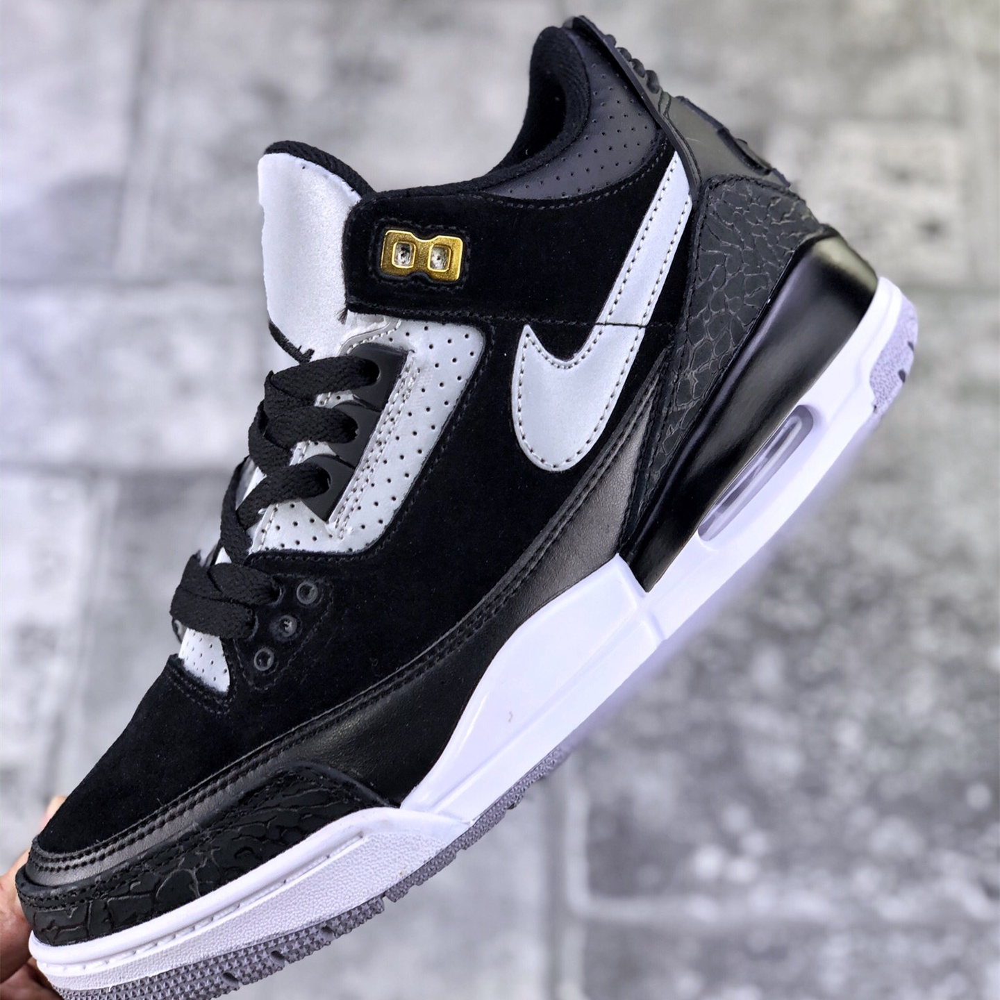 Air Jordan 3 Tinker Black Cement Size:EU36-EU46/US4-US12
