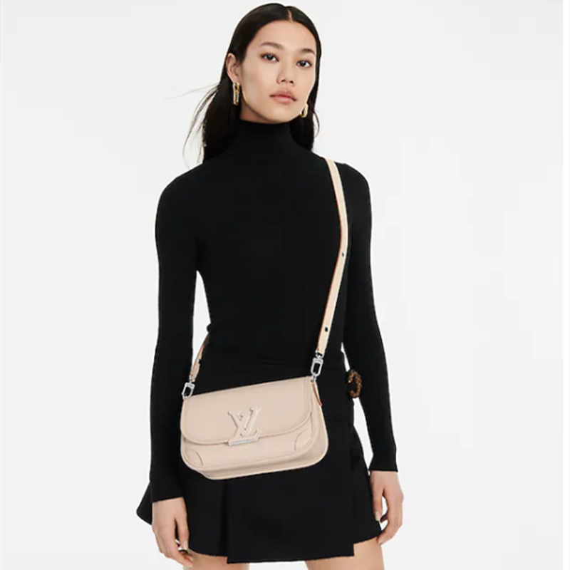 Buci Handbag Beige Women's Crossbody Shoulder Bag Size 24.5*15.5*9 cm