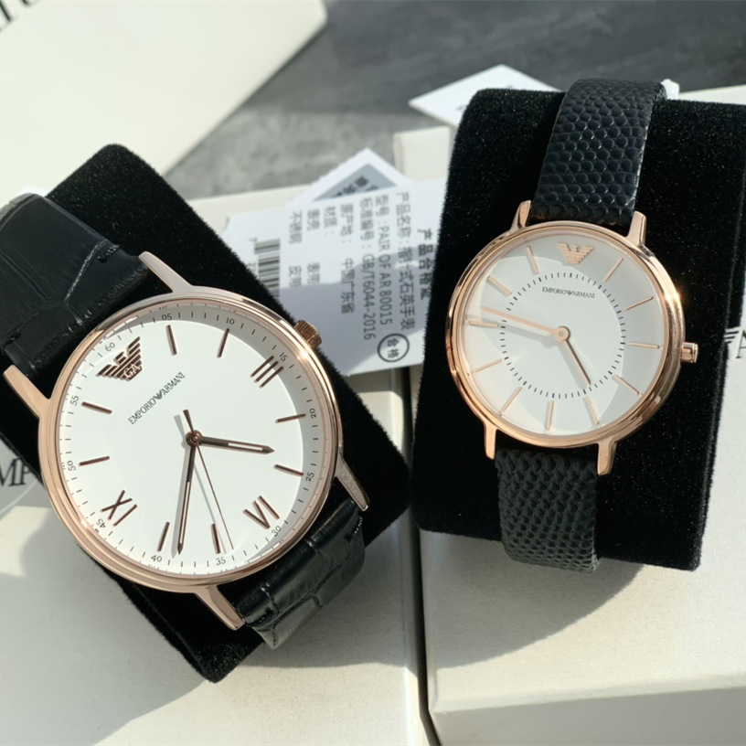 quartz watch, Couple's Watches mineral glass crystal ,Life water resistant to 30 meters
