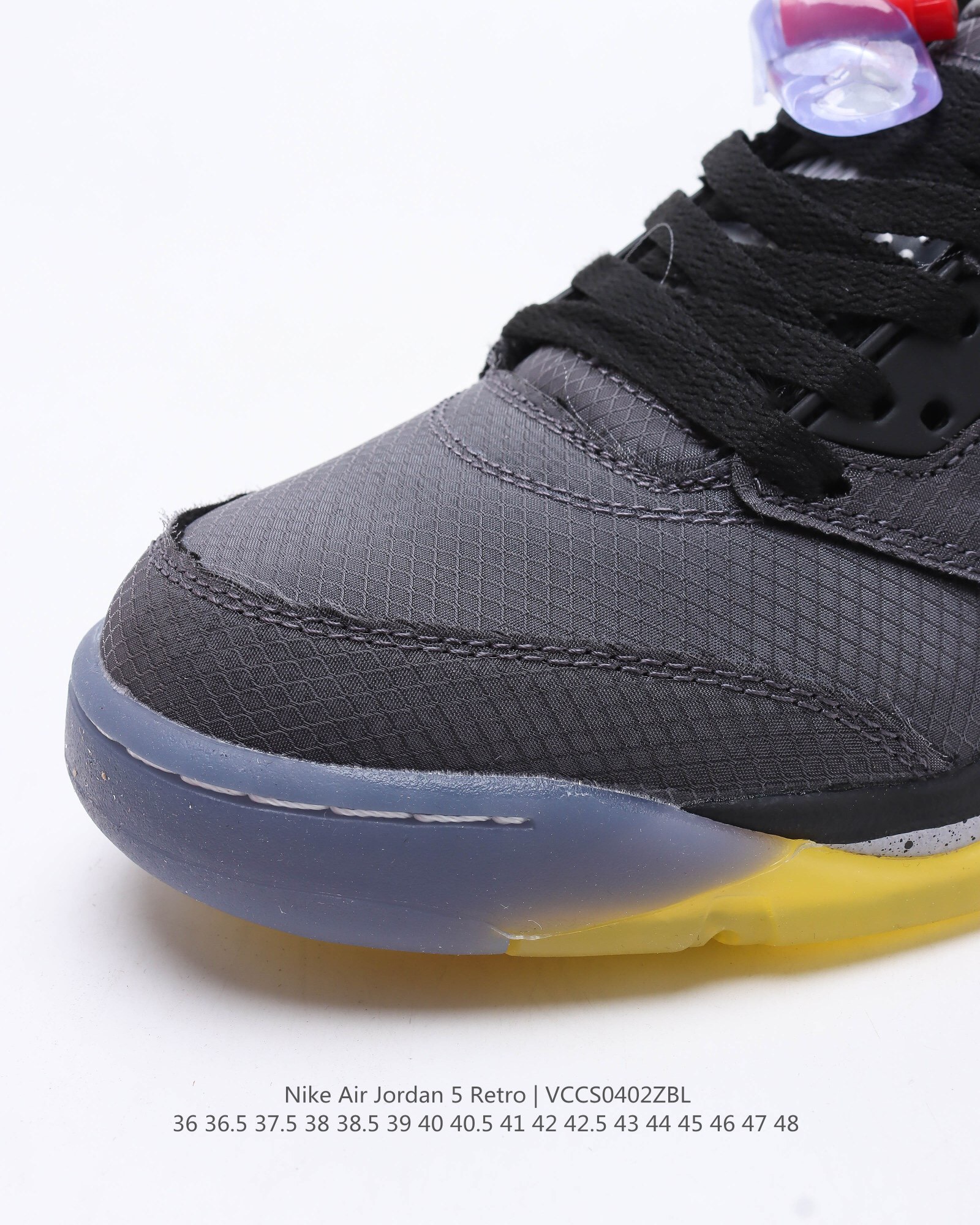 air jordan retro 5 blackmuslin-fire red casual shoes Size:EU36-EU48