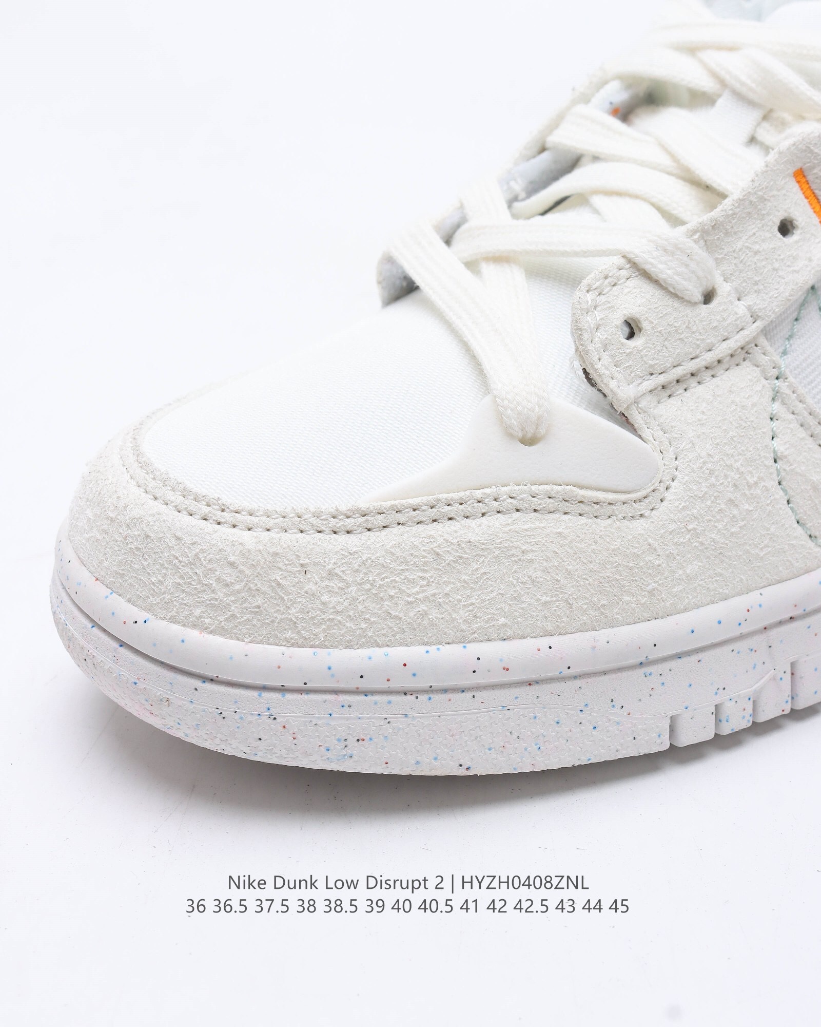 Wmns dunk low disrupt 2 pale ivory casual shoes Size:EU36-EU45