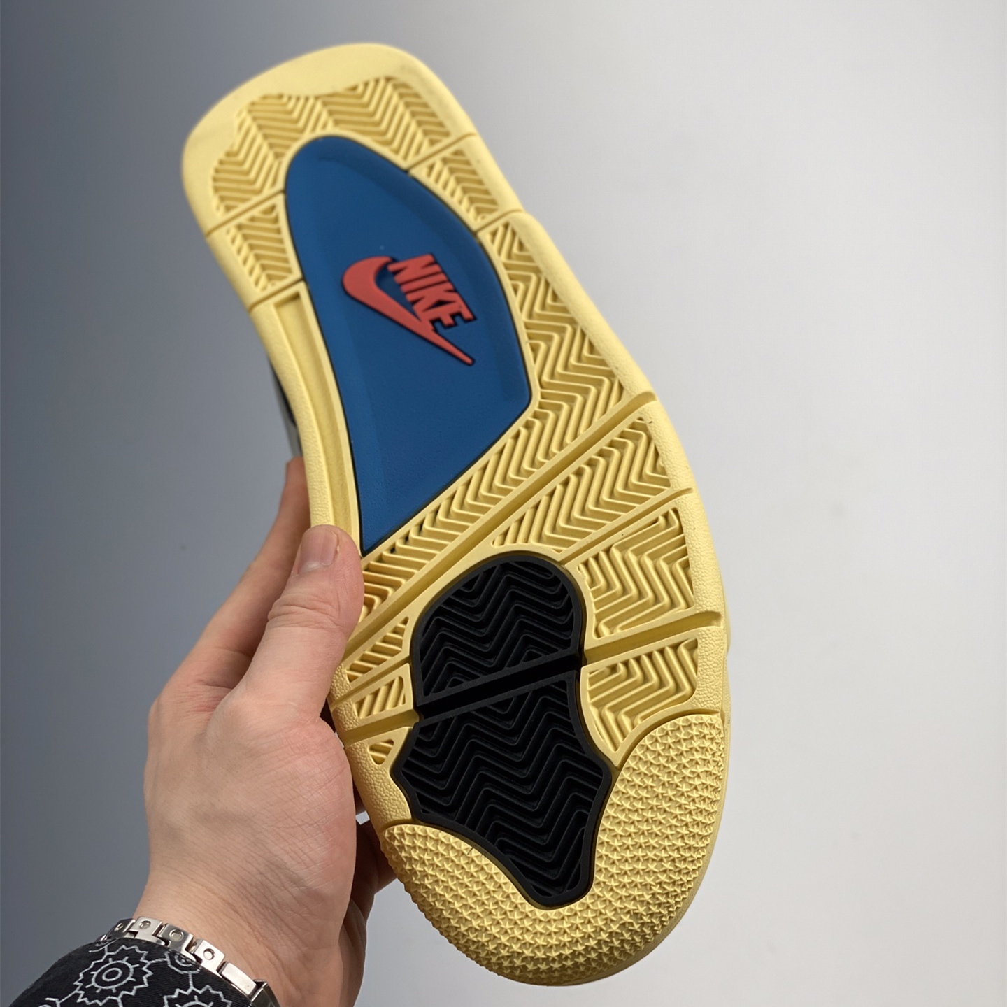 Union LA x Air Jordan 4 Retro Off Noir Basketball Shoes Size:EU38.5-EU47