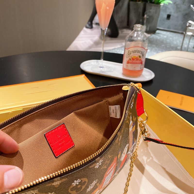 Mila Bag Damier Azur Made of Canvas Size 25*14cm