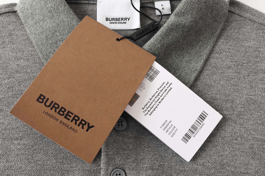 2022ss Men's Polo Grey Shirt