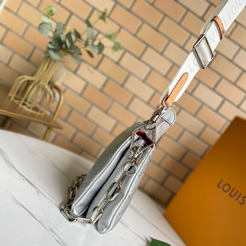 Coussin Small Bag Silver Size 26*20*12cm