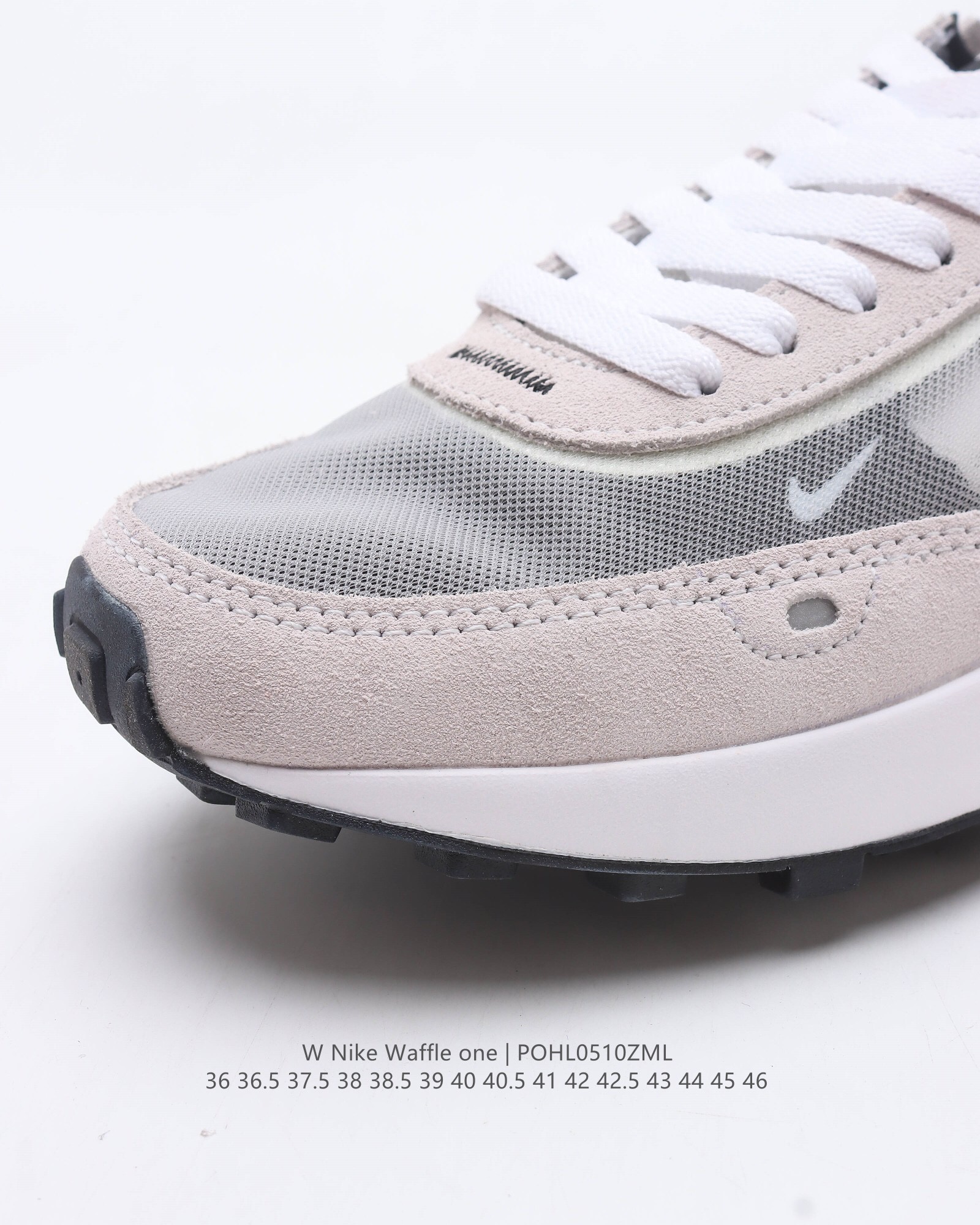 Waffle one milk hyper crimson  shoes Size:EU36-EU46