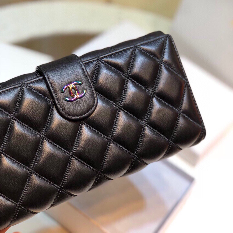 Women's Black Classic Wallet Size 20*10cm