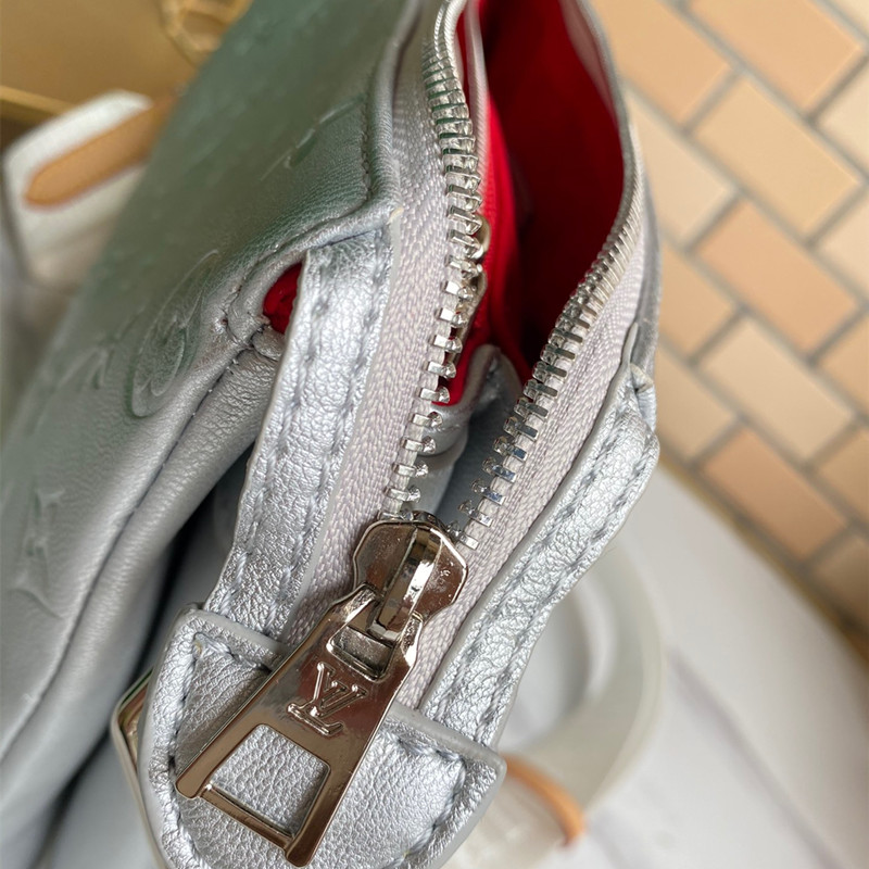 Coussin Small Bag Silver Size 26*20*12cm