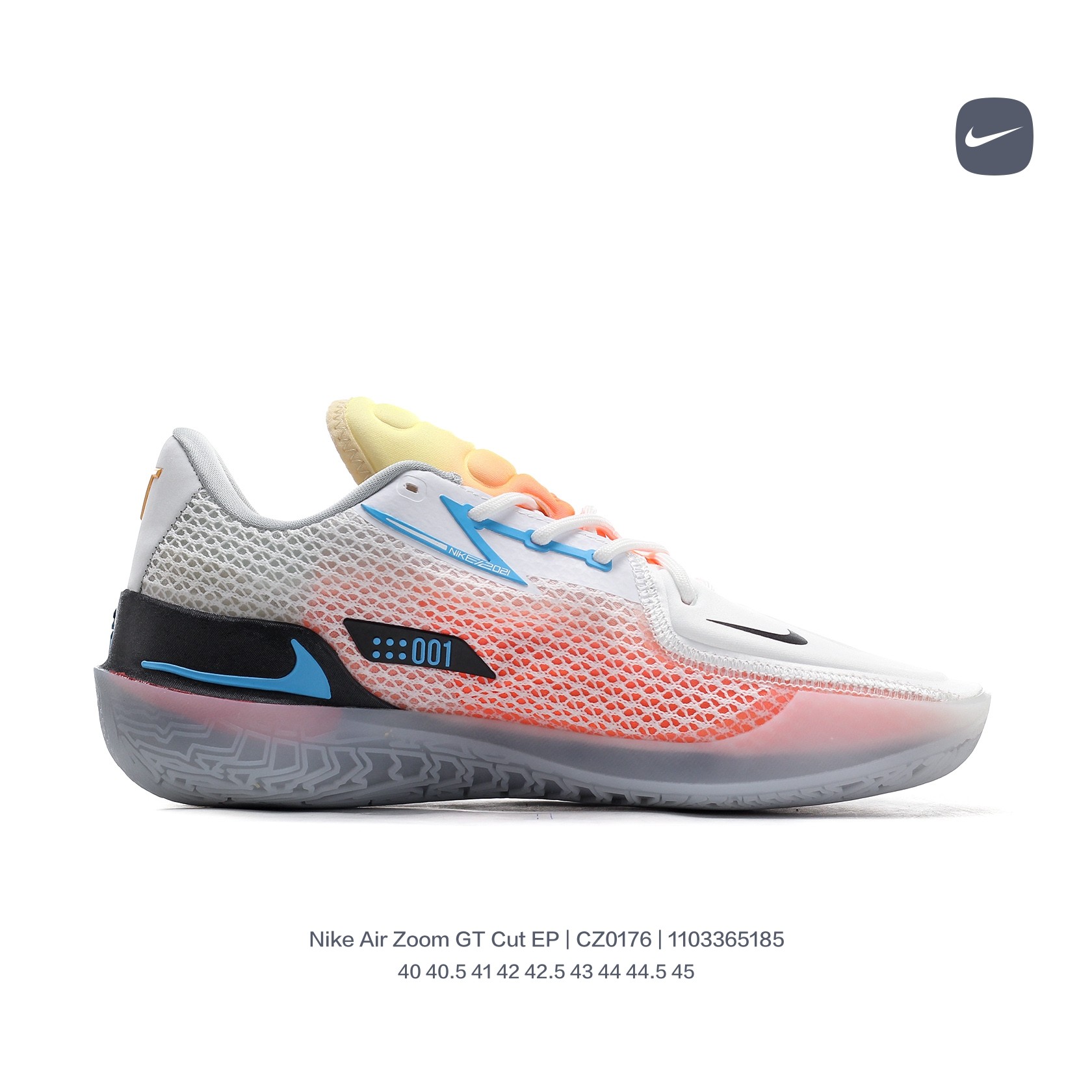 Air Zoom GT Cut Basketball Shoes SIZE:EU40-EU45/US7-US11