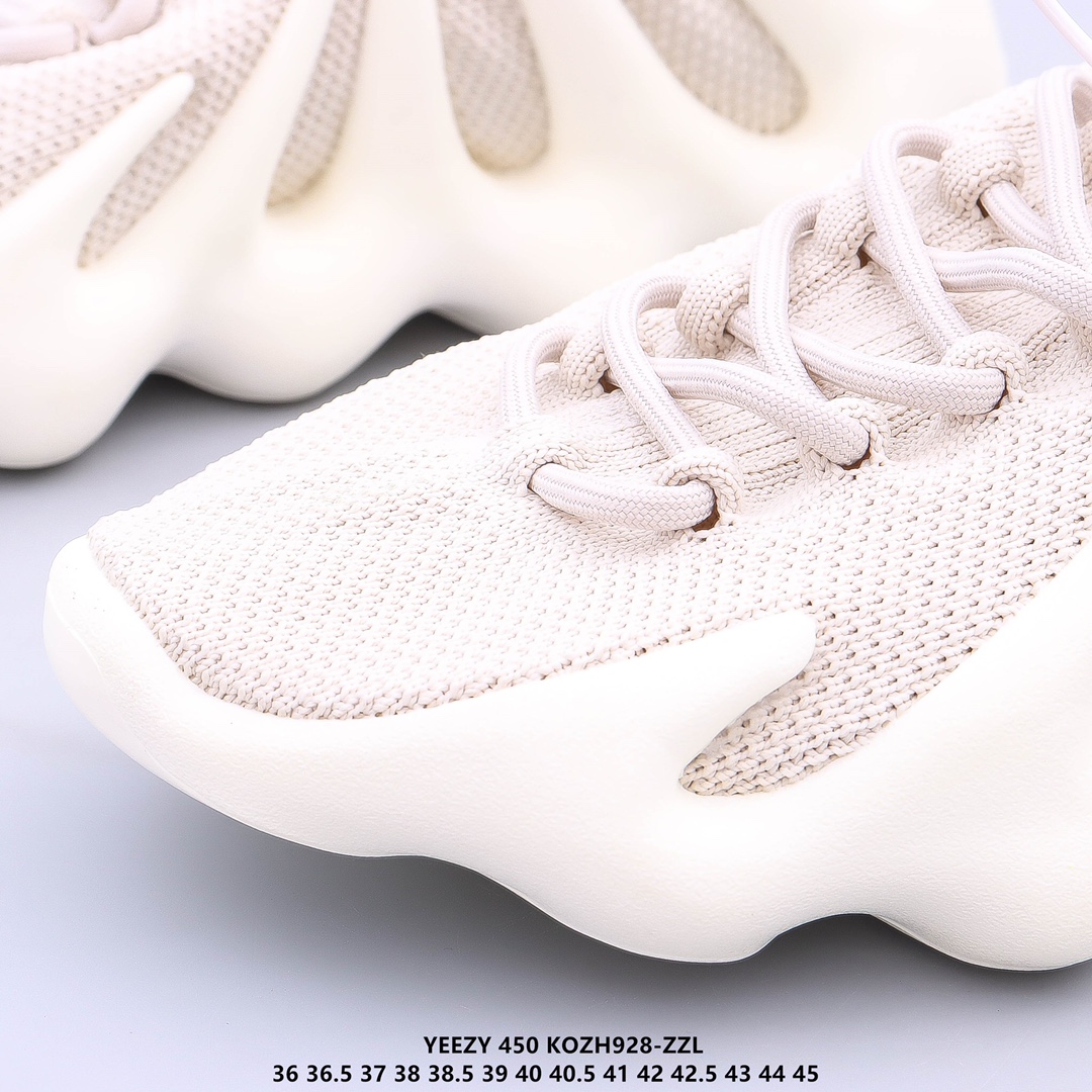 Yeezy 450 cloud white casual shoes Size:EU36-EU45