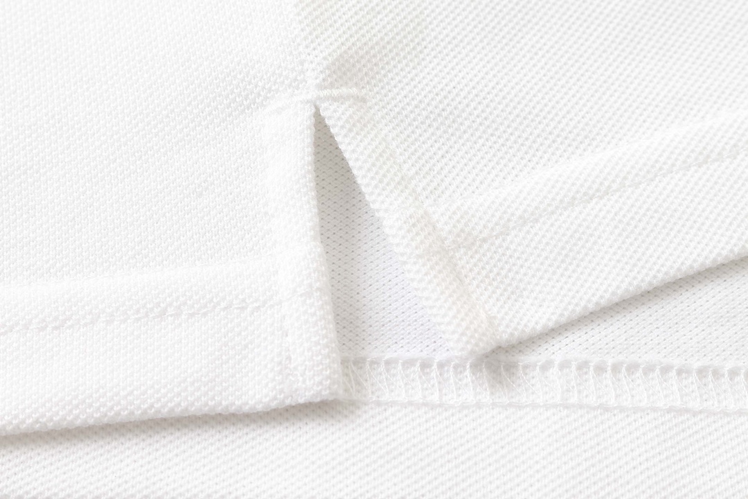 2022ss Men's Polo White Shirt