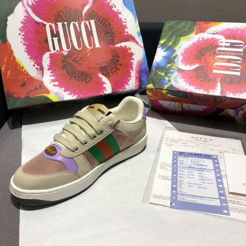 Screener Leather Sneakers Size:EU34-EU44