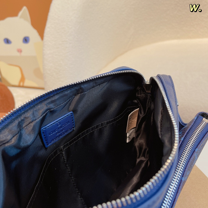 Trio Messenger bag 3 in 1 Men's Bag Blue Size 25*18.5*7cm