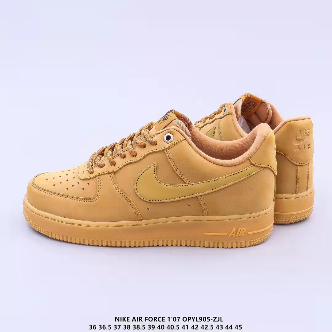 Air Force 1 LOW 07 LV8:Wheat/Flax CJ9179-200 SIZE:EU36-EU45