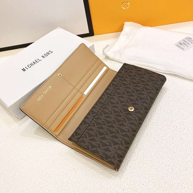 Women's Wallet Cowhide Fabric Fashionable and Versatile Long Wallet Size 19*10cm