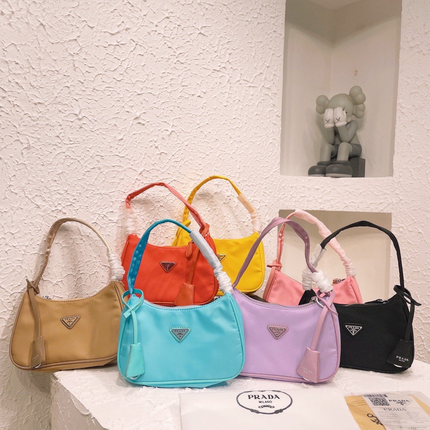 Re-Edition Hobo Bag,Re-Nylon ,7 colors