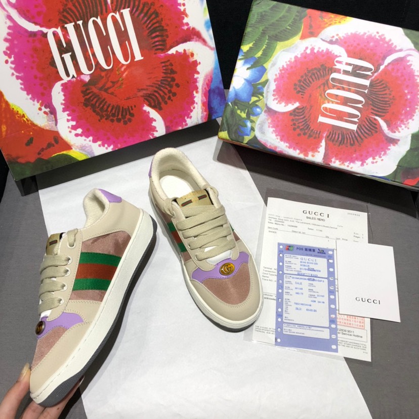 Screener Leather Sneakers Size:EU34-EU44