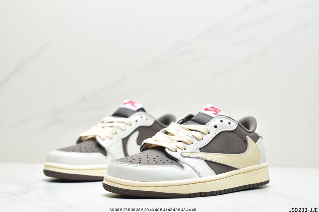 travis scott x air jordan aj1 low qx Sport casual shoes Size:EU36-EU45