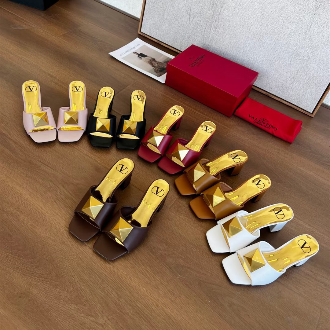 2022 New Sandals Heel Women's Shoes ,6 Colors ,Size:EU35-EU41