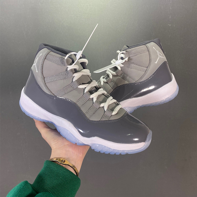 air jordan 11 retro aj11 Sport casual shoes cool grey Size:EU36-EU46