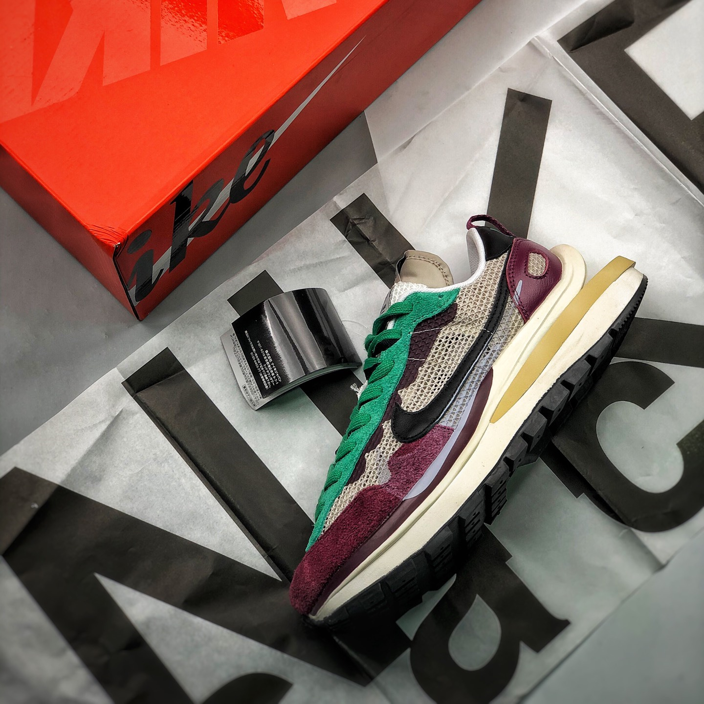 sacai x nk vaporwaffle 3.0 “ royal fuchsia ” shoes EU36-EU45
