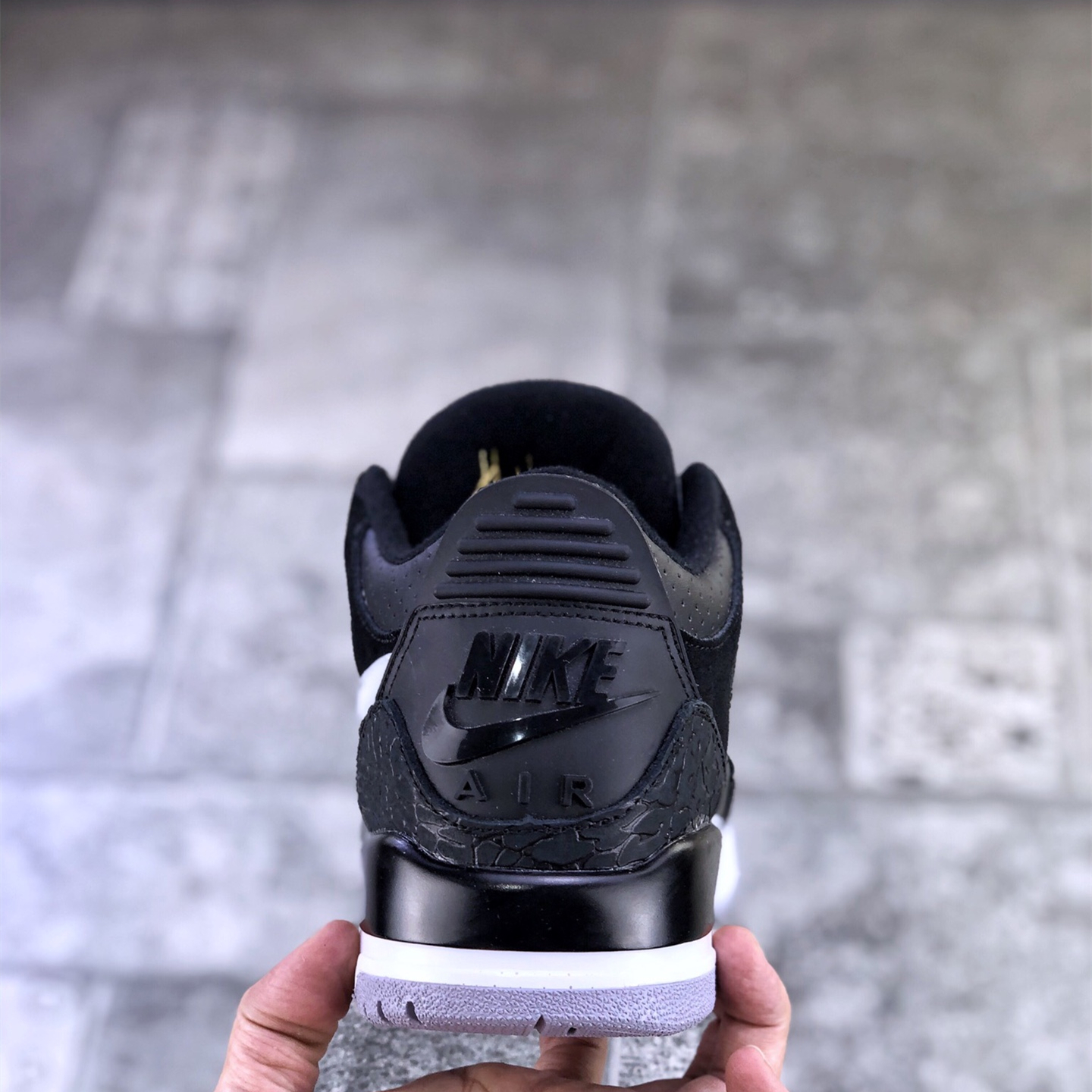 Air Jordan 3 Tinker Black Cement Size:EU36-EU46/US4-US12