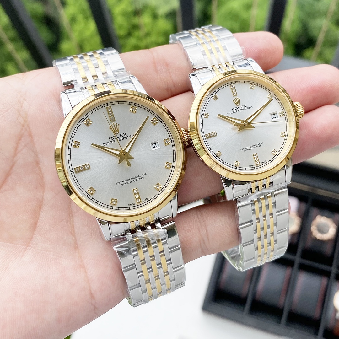 Classic Collection Couple Mechanical Watches,men40×11mm,women35×11mm Watch
