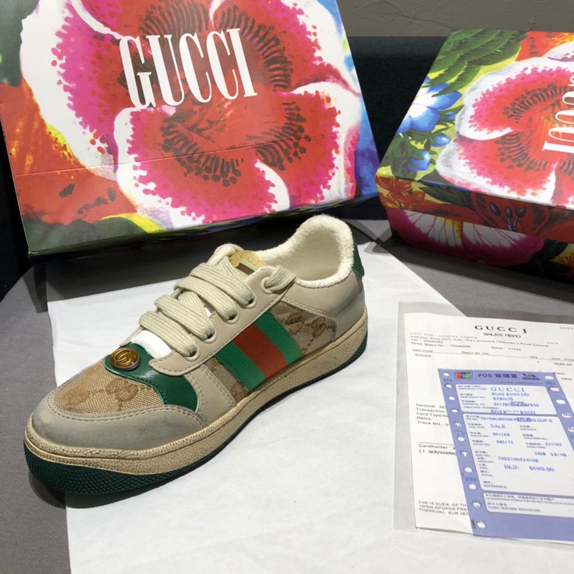 Screener Leather Sneakers Size:EU34-EU44