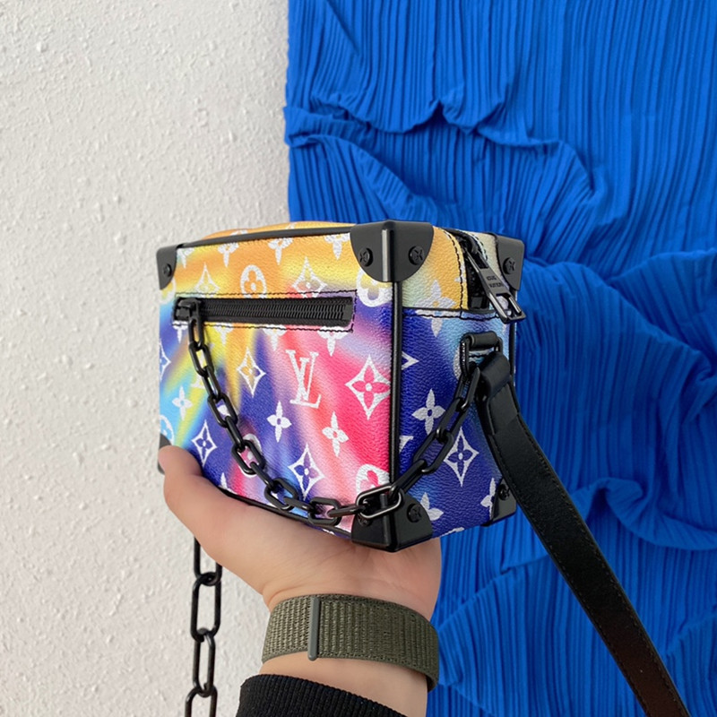 Mini Soft Trunk Bag Men's Bag Size 18.5*13*8 cm