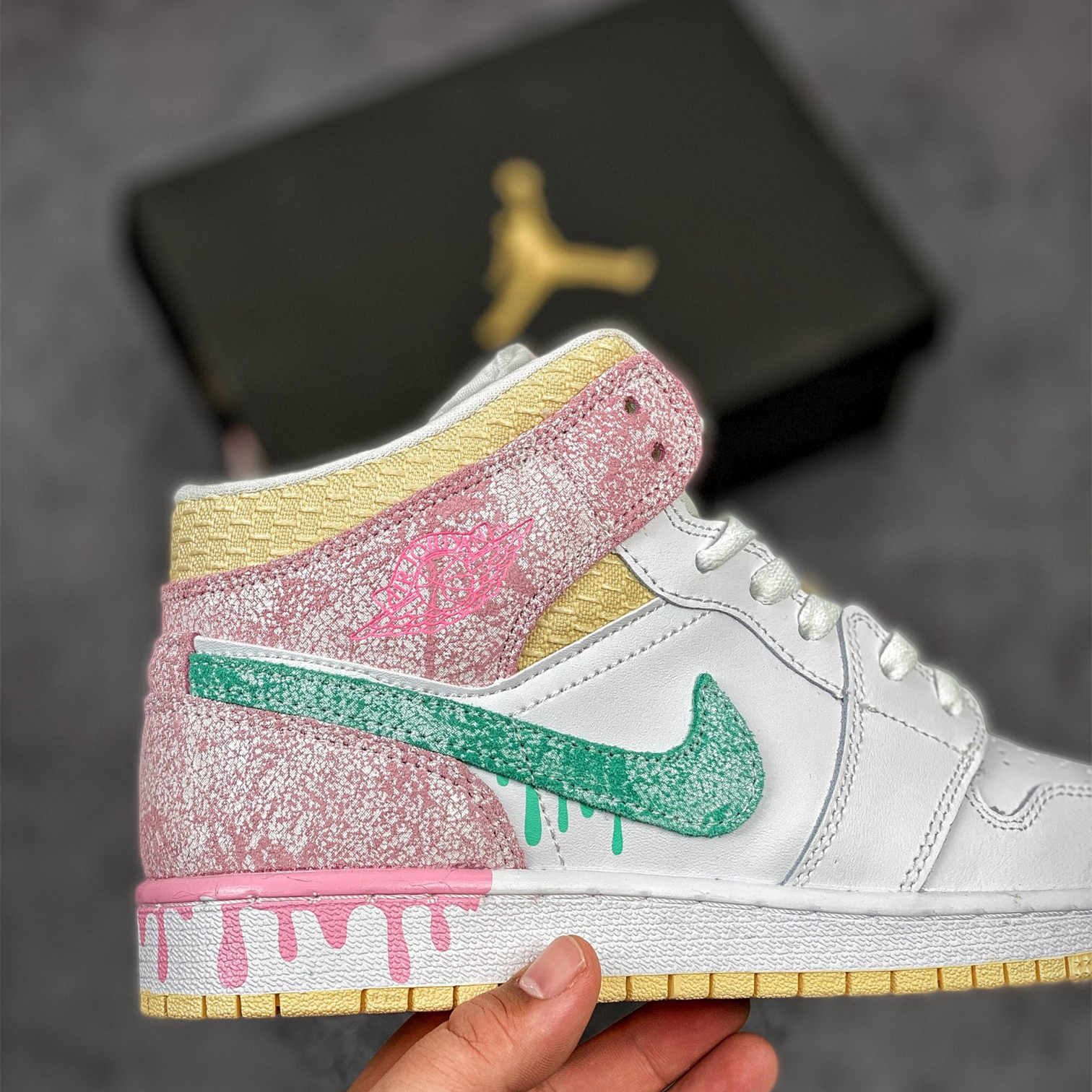 Air Jordan 1 Mid Leisure Board Shoes EU36-EU47.5/ US4-US13