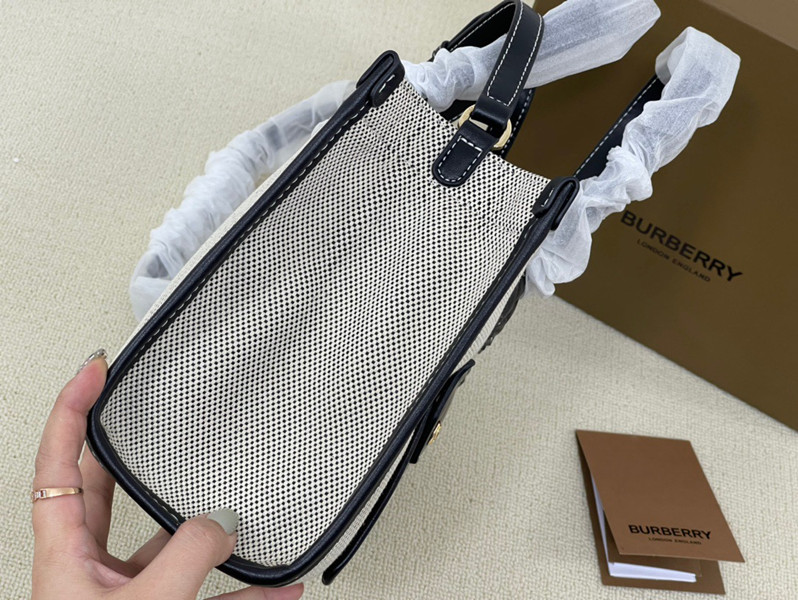 Tote Freya Canvas and Cowhide Size 23*8*19 cm