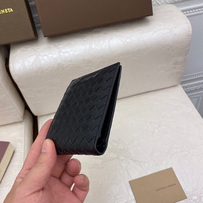 Men's Wallet Short Folding Money Clip Size 12*9.6*1.5 cm