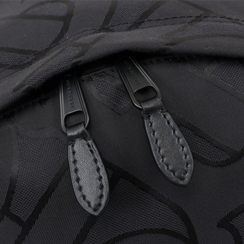 Men's bag Jacquard Canvas Backpack Unisex School Bag