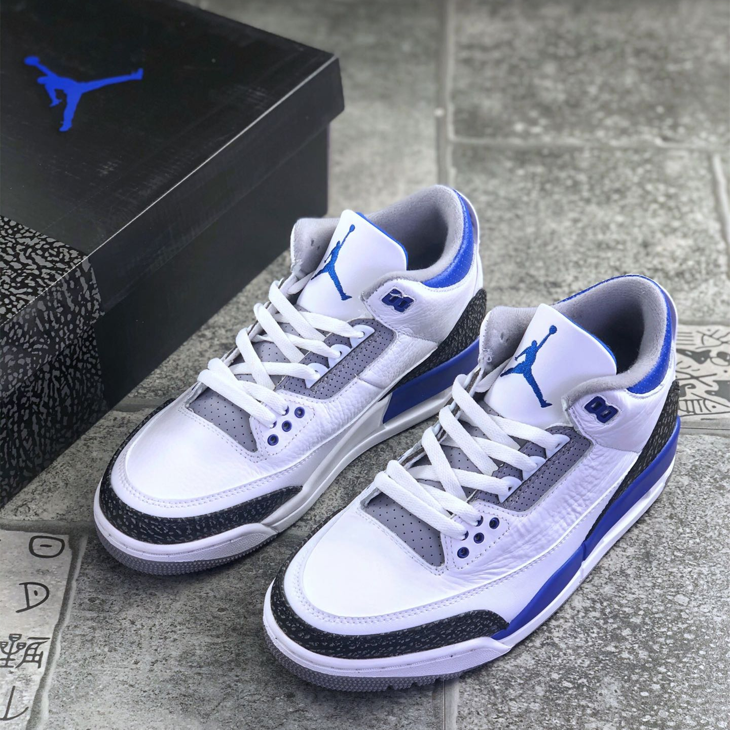 Air Jordan 3 “Racer Blue” Size:EU36-EU46/US4-US12