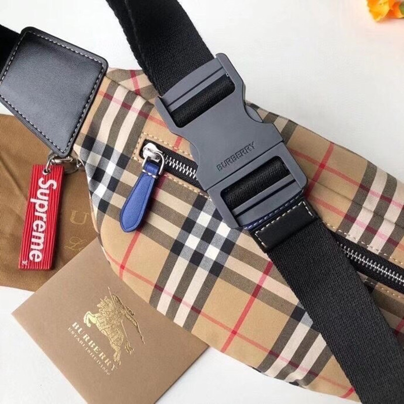 Plaid Belt bag Unisex Fanny Pack Size 31*7.5*16cm