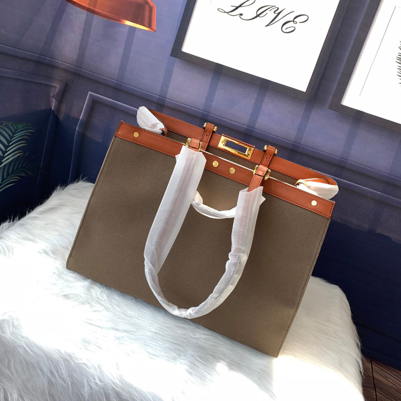 Roma Large Tote Bag Double Handles 3 Colors Size 41*29.5*16 cm