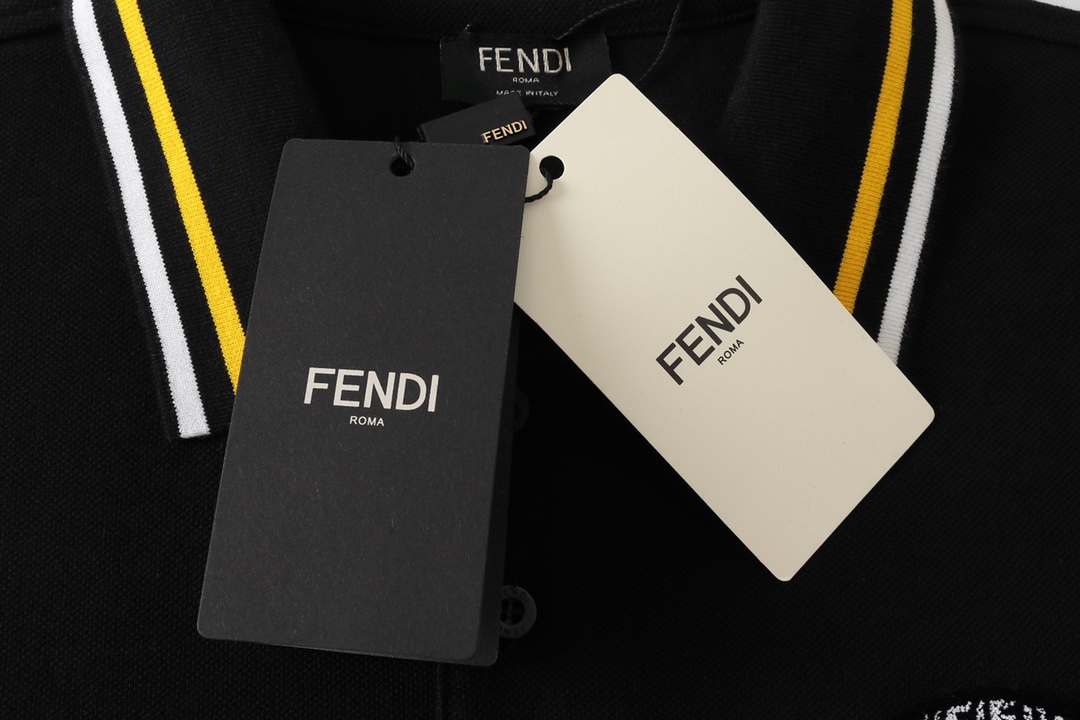 2022ss Men's Polo Black Shirt