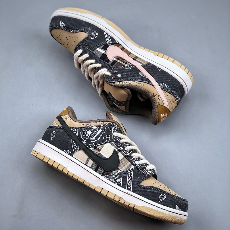 sb dunk × travis scott “jackboys” sport casual shoes Size：EU36-EU45